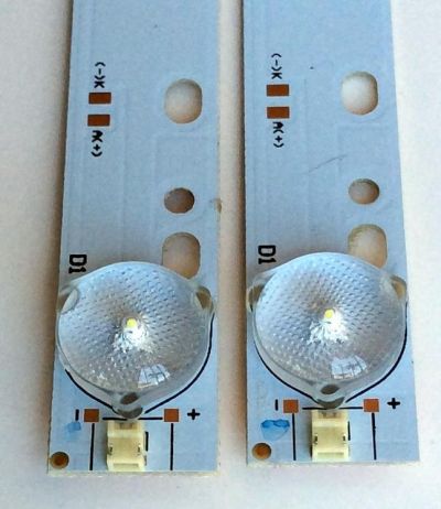 KIT DE LED'S PARA TV (2 PIEZAS) / SCEPTRE C620PHHB01F6A / CB19PGHBTXF7A / E348423 / KB-FR-4 / LE-600 / PANEL CN32HA526 / MODELO X32 - Imagen 2