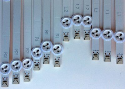 KIT DE LED'S PARA TV (12 PIEZAS) / VIZIO 6637L-0021A / 6916L-1273A / 1276A / 1241A / 1272A / PANEL LC500DUG (JF)(R1) / MODELOS E500I-A0 LATKNTBP / LATKNTAP / LAQKNTAP / LAUKNTAN / LAUKNTAP / E500D-A0 LAT / SUSTITUTOS LC500DUE (SF)(R2) / LC500DUE (SF)(U1) - Imagen 4