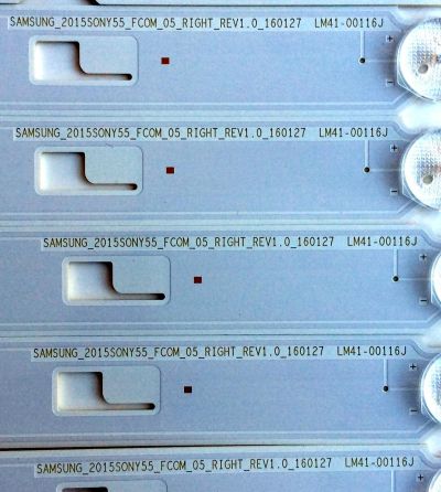 KIT DE LED'S PARA TV (10 PIEZAS) / SONY 2015SONY55_FCOM_05 / LM41-00116H / LM41-00116J / SAMSUNG_2015SONY55_FCOM_05_LEFT_REV1.0_160127 / 2015SONY55 / SAMSUNG_2015SONY55_FCOM_05_RIGHT_REV1.0_160127 / PANEL YS6S550CNG025 / A21166335C / MODELO XBR-55X700D - Imagen 6