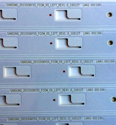 KIT DE LED'S PARA TV (10 PIEZAS) / SONY 2015SONY55_FCOM_05 / LM41-00116H / LM41-00116J / SAMSUNG_2015SONY55_FCOM_05_LEFT_REV1.0_160127 / 2015SONY55 / SAMSUNG_2015SONY55_FCOM_05_RIGHT_REV1.0_160127 / PANEL YS6S550CNG025 / A21166335C / MODELO XBR-55X700D - Imagen 5