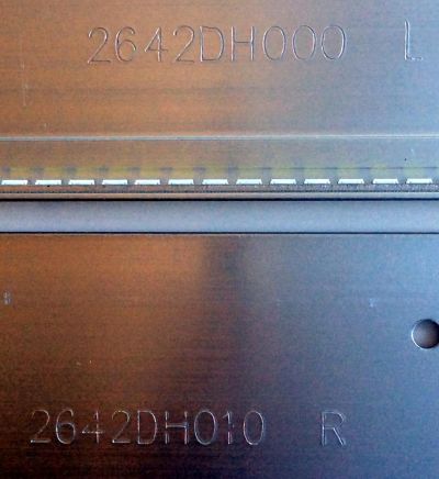 KIT DE LED'S PARA TV (2 PIEZAS) / WESTINGHOUSE 2642DH010 R / 2642DH000 L / E257384 / 910-420-1022 / 910-420-1023 / 3PIN A2004Y 720MM MASON-LED L311-R V3 / A2004Y / L311-R V3 / PANEL T420DK1-QS1-LY1 / MODELOS WE42UC4200 TW-01301-C042M / CLB42B4000S - Imagen 2