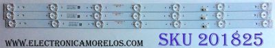 KIT DE LED'S PARA TV (3 PIEZAS) / ELEMENT 11D320307001-X1 / 2447622330T-03 / 2660774 / PANEL HV320WHB-NB1 / BOEI320WX1-01 MODELOS ELEFW328 J6B6M / ELEFW328 LE32GJL4-B3