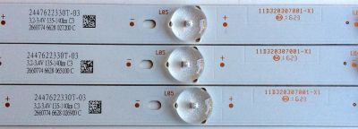 KIT DE LED'S PARA TV (3 PIEZAS) / ELEMENT 11D320307001-X1 / 2447622330T-03 / 2660774 / PANEL HV320WHB-NB1 / BOEI320WX1-01 MODELOS ELEFW328 J6B6M / ELEFW328 LE32GJL4-B3 - Imagen 2