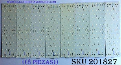 KIT DE LED'S PARA TV (8 PIEZAS) / VIZIO LATHT420RALZB / 3PDAA1001A-R / LATHT420RALZB VER2.0 / AFBFBAC / FBA517 / 0200 / PANEL LC420DUH (SC)(M1) / MODELO XVT423SV LAPPGJA
