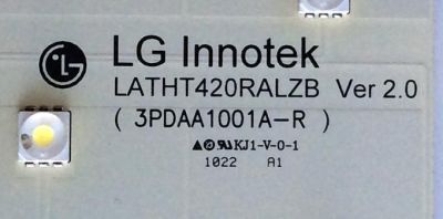 KIT DE LED'S PARA TV (8 PIEZAS) / VIZIO LATHT420RALZB / 3PDAA1001A-R / LATHT420RALZB VER2.0 / AFBFBAC / FBA517 / 0200 / PANEL LC420DUH (SC)(M1) / MODELO XVT423SV LAPPGJA - Imagen 2