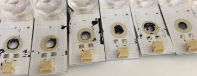 KIT DE LED'S PARA TV (12 PIEZAS) / SHARP / LB65073 V0 SS-L / 1196863 / PANEL HD650S1U71\S8\GM\ROH / HD650S1U71\S1\GM\ROH / MODELO LC-65Q6020U / 65R6E - Imagen 2