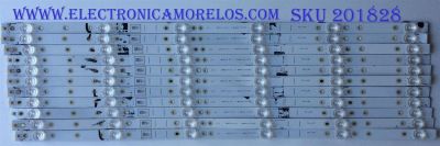 KIT DE LED'S PARA TV (12 PIEZAS) / SHARP / LB65073 V0 SS-L / 1196863 / PANEL HD650S1U71\S8\GM\ROH / HD650S1U71\S1\GM\ROH / MODELO LC-65Q6020U / 65R6E