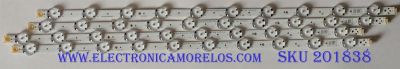 KIT DE LED'S PARA TV (4 PIEZAS) / LG / UDULED0GS066 REV. A / LG INNOTEK 50INCH_FUNAI_ REV.A_  / 50W1 0S1P / PANEL UAAU2XG PHILIPS / MODELO 50PFL5602/F8 - Imagen 1
