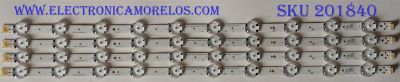 KIT DE LED'S PARA TV (4 PIEZAS) / LG / UDULED0GS066 REV.A  / LG INNOTEK 50INCH_FUNAI_REV.A_ 2016.10.11 / G066 / PANEL UAAUXG LG / MODELO 50PFL5602/F8 - Imagen 1