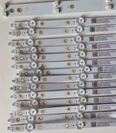 KIT DE LED'S PARA TV VIZIO (14 PIEZAS) / NUMERO DE PARTE LB65060 V0_00 / LB65060 / 201BZ07D0B33DBP00L / E465853 / PANEL TPT650UA-QVN06.U REV:S300AJ / MODELO E65-F1 - Imagen 5