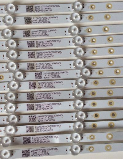 KIT DE LED'S PARA TV VIZIO (14 PIEZAS) / NUMERO DE PARTE LB65060 V0_00 / LB65060 / 201BZ07D0B33DBP00L / E465853 / PANEL TPT650UA-QVN06.U REV:S300AJ / MODELO E65-F1 - Imagen 4