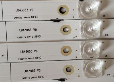 KIT DE LED'S PARA TV (4 PIEZAS) HISENSE / LB43053 / 1202459 / E469119 / PANEL JHD425S1U71\S0\FM\ROH  HISENSE / MODELO 43RGE - Imagen 2