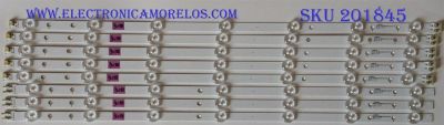 KIT DE LED'S PARA TV ((INCOMPLETO)) /  SAMSUNG BN96-39055A / BN96-39056A / D3GE-550SMA-R1 / D3GE-550SMB-R0 / SUSTITUTAS BN96-28772A / BN96-28773A / PANEL CY-DJ055BGHV1H / MODELOS UN55H6103AFXZP / UE55H6273SSXZG / UA55H6203ARXSJ / UA55H6203ARXTW