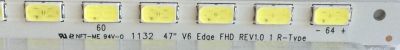 KIT DE LED'S PARA TV (2 PIEZAS) / LG / 3660L-0369A  / PANEL LC470EUF(SD)(P1) LG / MODELOS 47LW5600-UA / 47LW5700-UE / 47LW530 - Imagen 3