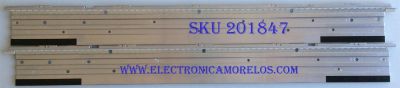 KIT DE LED'S PARA TV (2 PIEZAS) / LG / 3660L-0369A  / PANEL LC470EUF(SD)(P1) LG / MODELOS 47LW5600-UA / 47LW5700-UE / 47LW530