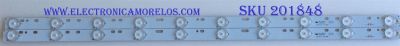 KIT DE LED'S PARA TV SCEPTRE ((2 PIEZAS)) / NUMERO DE PARTE C621PHHB01F7A / KB-FR-4 LE-600 / PANEL CN32HB812 / MODELO X325BV