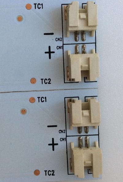 KIT DE LED'S PARA TV (2 PIEZAS) / DIGITREX / 6003050416 / HKC-236W-24T7-TE01D-MCPCB / HKC-240W-24T7F-TE01A-MCPCB / PANEL 6050090001 / MODELO LED24T7TEHM - Imagen 2