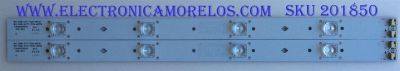 KIT DE LED'S PARA TV (2 PIEZAS) / DIGITREX / 6003050416 / HKC-236W-24T7-TE01D-MCPCB / HKC-240W-24T7F-TE01A-MCPCB / PANEL 6050090001 / MODELO LED24T7TEHM
