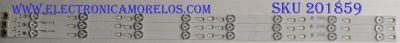 KIT DDE LED'S PARA TV (3 PIEZAS) / TCL / 40HR330M0BA2 / LD2QD2U0-C-K / 4C-LB4008-HR2 / PANEL LVF400550T / MODELO 40F53750