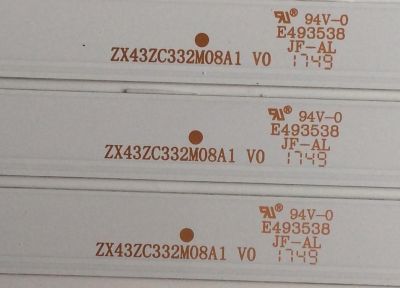 KIT DE LED'S PARA TV (3 PIEZAS) / ZX43ZC332M08A1 V0 / 1BF5004180511 / PANEL'S CN430CN61 / CN430CN6210 / HV430F.HB-N10 / MODELO ONC18TV001 - Imagen 4