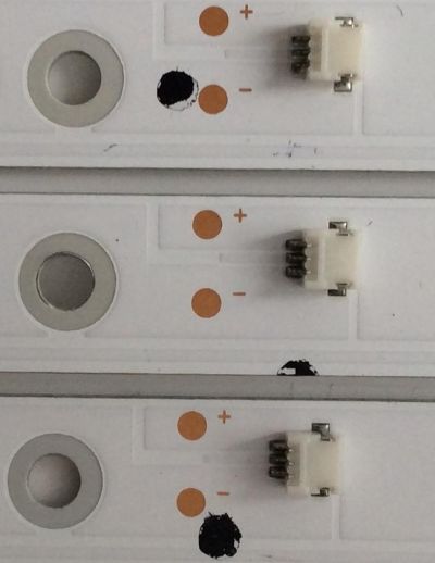 KIT DE LED'S PARA TV (3 PIEZAS) / ZX43ZC332M08A1 V0 / 1BF5004180511 / PANEL'S CN430CN61 / CN430CN6210 / HV430F.HB-N10 / MODELO ONC18TV001 - Imagen 3