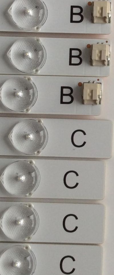 KIT DE LED'S PARA TV (14 PIEZAS)  / JVC / IC-C-VZAA65D390A / IC-D-VZAA65D390B / IC-D-VZAA65D390C / PANEL T650HVN05-B / MODELO EM65FTR - Imagen 2