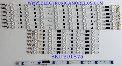 KIT DE LED'S PARA TV (14 PIEZAS) / SAMSUNG / BN96-25304A / BN96-25305A / 2013SVS40F R 5 REV. 130212 / PANEL CY-HF400CSLV1H / MODELOS UA40F5500ARXMN TD01 / UE40F6740SSXXN  / ( MAS MODELOS EN DISCRIPCIÓN )