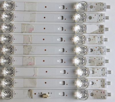 KIT DE LED'S PARA TV HITACHI / RCA / KONKA / JVC (9 PIEZAS) / NUMERO DE PARTE 30349005214 / LED49D05A-ZC29AG-01 / LED49D05B-ZC29AG-01 / 49000M32 / PANEL V500DJ6-QE1 / MODELOS 50C61 / 50U55A / LT-49MA875 / LT-50MA877 - Imagen 3