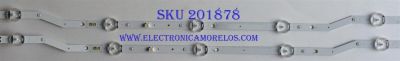 KIT DE LED'S PARA TV (2 PIEZAS) / SAMSUNG / BN96-36233A / 2015 SVS F-COM 32 HD L5 REV1.2 150206 LM41-00133A /  PANEL JJ032AGE-R5 /  MODELOS UA32K4000ARXEG / (MAS MODELOS EN DRISCRIPCIÓN)  