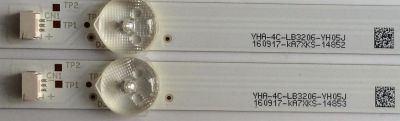 KIT DE LED'S PARA TV (2 PIEZAS) / TCL / 006-P1K3552B / TOT_32D2900_2X6_3030C_6S1P / PANEL LVW320ND1L / MODELO 32S301 - Imagen 2