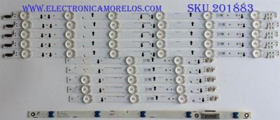 KIT DE LED'S PARA TV (10 PIEZAS) / SAMSUNG / 30449A / 30450A / LM41-00099K / LM41-00099H / SAMSUNG_2014SVS40_3228_L06_REV1.1_131112 NHF / PANEL CY-JGJ040BGLV9H / CY-GH040CSLV1H / MODELOS UA40H5570AULXL / (MAS MODELOS EN DISCRIPCIÓN)