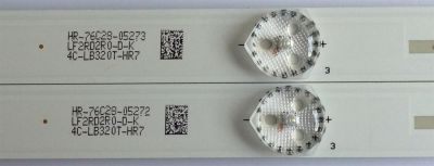 KIT DE LED'S PARA TV (2 PIEZAS) / TOSHIBA / 32HR332M06A9 V0 / 32D1500 BBY / 4C-LB320T-HR7 / PANEL T8-32D163-LPMX1 / MODELO 32L310U18 - Imagen 2