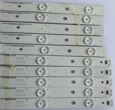 KIT DE LED'S PARA TV (10 PIEZAS) / VIZIO / IC-B-HWX43D496L / F100NAL(P35)I-N02 / Y15E43 / PANEL T430HVN02.0 AUO / MODELO D43-D2 - Imagen 2