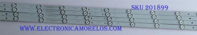 KIT DE LED'S PARA TV (4 PIEZAS)  / ELEMENT / 4640CL089 / V3EB26P1 / 21003693 / PANEL LSC400HM10 / MODELO ELEFW408