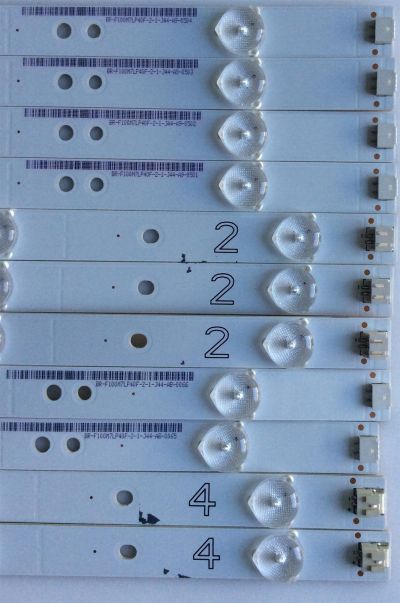 KIT DE LED'S PARA TV ((INCOMPLETO)) / SHARP / VZAA48D377 / 0981010221A9 / IC-C-VZAA48D377A / 0981010221AA / IC-D-VZAA48D377B / 0981010221AB / IC-C-VZAA48D377C / 0981010221AC / IC-D-VZAA48D370D / PANEL LSC480HN03-S01 / MODELO LC-48LE551U - Imagen 2