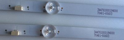 KIT DE LEDS PARA TV SHARP ORIGINAL 2 PIEZAS / NUMERO DE PARTE SVGC320_3030_6LED_REV04_20170728 / 344761000194000 / 70401-00603 / 170V06D / PANEL BOEI320WX1-01 BOE / MODELOS LC-32Q5200U / LC-32Q5230U - Imagen 3