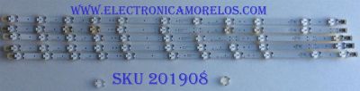 KIT DE LED'S  PARA TV ((INCOMPLETO)) / PHILIPS / UDULED0GS071 / LG INNOTEK 65INCH FUNAI_REV.A_ / 65W11S1P / PANEL UAD82XG / MODELO  65PFL5922/F8