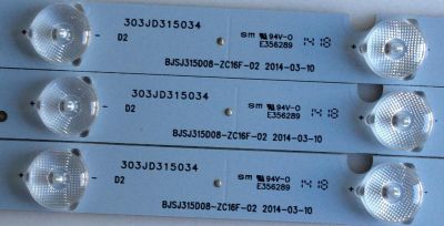 KIT DE LED'S PARA TV (3 PIEZAS) / UPSTAR / 303JD315034 / BJS315D08-ZC16F-02 / 140508B2 / PANEL HV320WX2-206 / MODELO P32EA8 - Imagen 2