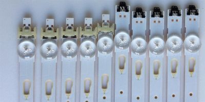 KIT DE LED'S PARA TV (10 PIEZAS) / SAMSUNG / BN96-34792A / BN96-34791A / PANEL'S CY-WJ040HGLV1H / CY-GJ040HGLVFH / CY-GJ040HGLVDH / CY-GJ040FLLV1H / CY-GJ040HGLVGH / MODELOS UA40JU6800JXZK / UA40JU7000KXZN / (MAS MODELOS EN DISCRIPCIÓN) - Imagen 4