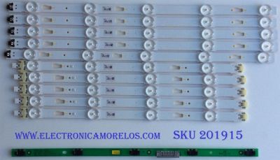 KIT DE LED'S PARA TV (10 PIEZAS) / SAMSUNG / BN96-34792A / BN96-34791A / PANEL'S CY-WJ040HGLV1H / CY-GJ040HGLVFH / CY-GJ040HGLVDH / CY-GJ040FLLV1H / CY-GJ040HGLVGH / MODELOS UA40JU6800JXZK / UA40JU7000KXZN / (MAS MODELOS EN DISCRIPCIÓN)
