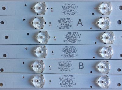 KIT DE LED'S PARA TV (6 PIEZAS) / ELEMENT / 303GC236038 / GC236D06-ZC21FG-01 / GC236D06-ZC14FG-05 / 2447620630T-04 / PANEL  BOEI236WX1 / MODELO ELEFW248  - Imagen 3