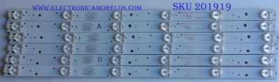 KIT DE LED'S PARA TV (6 PIEZAS) / ELEMENT / 303GC236038 / GC236D06-ZC21FG-01 / GC236D06-ZC14FG-05 / 2447620630T-04 / PANEL  BOEI236WX1 / MODELO ELEFW248 