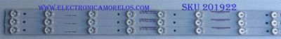 KIT DE LED'S PARA TV WESTINGHOUSE ((3 PIEZAS)) / NUMERO DE PARTE IC-A-CNCF-32D439 / T74-C6WD-S3-3-14-04-19 / C674-761M 3.4-3.6V / MODELO DWM32H1G1 TW-77701-S032M