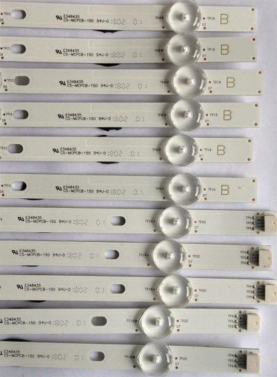 "KIT DE LED´S PARA TV  / VIZIO /  CS-MCPCB-150  / 0981010DCF12 / 0981010DCF11 / 65_E65-F0_6X7+6X7_3030C_B_7S1P   P98  REV.V4 / PANEL  T650QVND6.3 / MODELO E65-F0 NOTA IMPORTANTE : KIT CUENTA ORIGINALMENTE 12 PIEZAS ((INCOMPLETO 11 PIEZAS))	" - Imagen 4
