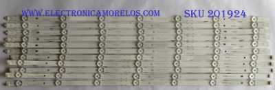 "KIT DE LED´S PARA TV  / VIZIO /  CS-MCPCB-150  / 0981010DCF12 / 0981010DCF11 / 65_E65-F0_6X7+6X7_3030C_B_7S1P   P98  REV.V4 / PANEL  T650QVND6.3 / MODELO E65-F0 NOTA IMPORTANTE : KIT CUENTA ORIGINALMENTE 12 PIEZAS ((INCOMPLETO 11 PIEZAS))	"