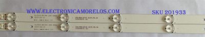 KIT DE LED'S PARA TV (2 PIEZAS) / ELEMENT / DLED23.8KJAH 2X5 0006 /C52/M09/VF15 / 21003875/ MODELO ELEFW247