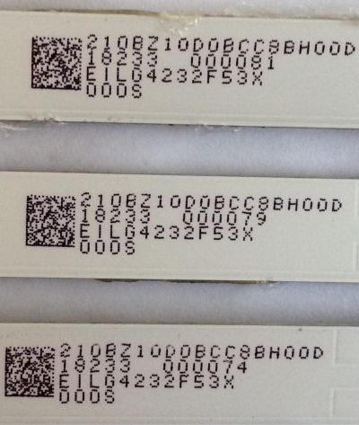 KIT DE LED´S PARA TV ( 3 PIEZAS ) / SHARP / GJ-2K18-430-D310-V2 / 210BZ10D0BCC8BH00D / 18233 / EILG4232F53X / PANEL 430H3-HVN01.U / MODELO LC-43LB601U  - Imagen 4