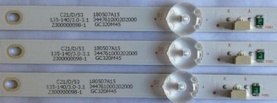 KIT DE LED´S PARA TV ( 3 PIEZAS ) / SAMSUNG / 303GC320055 / GC32D06-ZC22AG-20 / 344761000202000 / GC320M45 / PANEL BOEI320WX1 / MODELO UN32M4500BFXZA BZ01 - Imagen 3