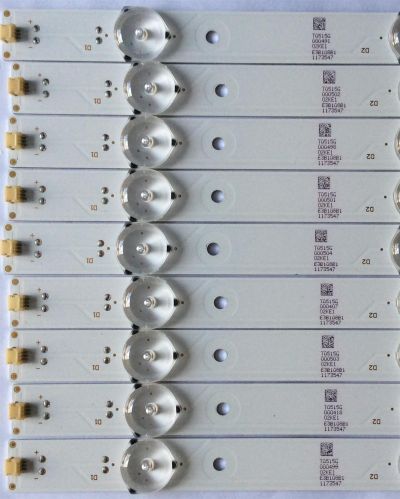 "KIT DE LED'S PARA TV / HISENSE / 1173547 / SVH550AQ0_REV00_RJW1_7LEDX10_161108 / PC64438 / PANEL HD550K3U82-K1 HISENSE / MODELO LC-55LBU591U NOTA IMPORTANTE : KIT CUENTA ORIGINALMENTE 10 PIEZAS ((INCOMPLETO 9 PIEZAS))	" - Imagen 3