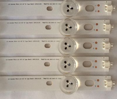KIT DE LED´S PARA TV ( 10 PIEZAS ) / LG / LG INNOTEK POLA2.0 42" B TYPE REV0.1  / LG INNOTEK POLA2.0 42" A TYPE REV0.1  / GBHHBM# 1b / PANEL T420HVN05.2 / MODELO 42LN5300-UB BUSDLJR / 42LN5300-UB AUSDLJR - Imagen 2